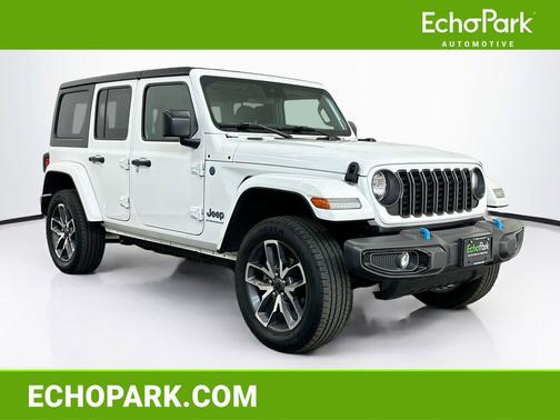 Bright White Clearcoat 2024 Jeep Wrangler 4xe Sport S
