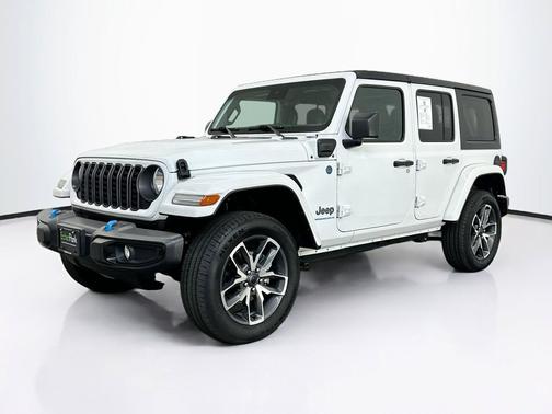 Bright White Clearcoat 2024 Jeep Wrangler 4xe Sport S
