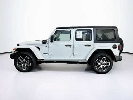 Bright White Clearcoat 2024 Jeep Wrangler 4xe Sport S