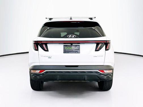 Serenity White Pearl 2023 Hyundai TUCSON Hybrid Blue