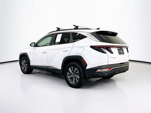 Serenity White Pearl 2023 Hyundai TUCSON Hybrid Blue