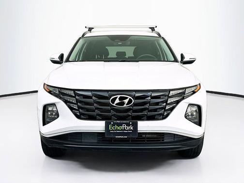 Serenity White Pearl 2023 Hyundai TUCSON Hybrid Blue
