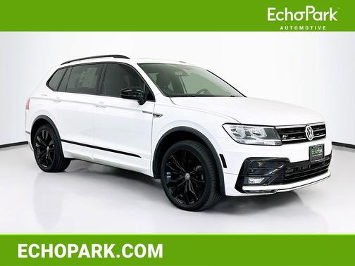Pure White 2021 Volkswagen Tiguan 2.0T SE R-Line Black 4MOTION