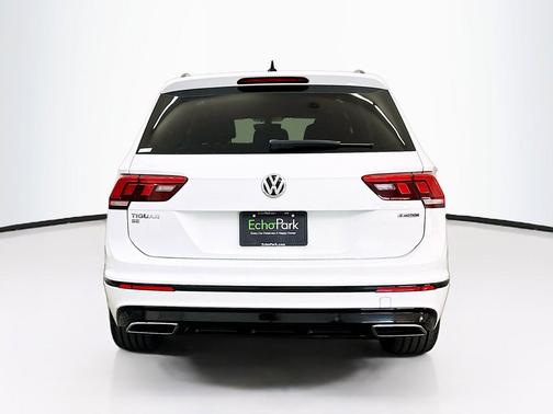 Pure White 2021 Volkswagen Tiguan 2.0T SE R-Line Black 4MOTION