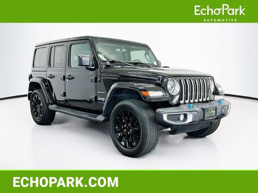 Black Clearcoat 2022 Jeep Wrangler Unlimited 4xe Sahara