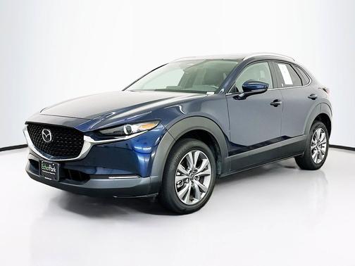 Deep Crystal Blue Mica 2025 Mazda CX-30 2.5 S Preferred Package