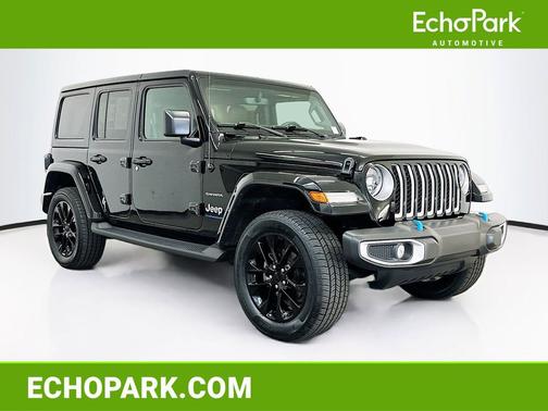 Black Clearcoat 2023 Jeep Wrangler 4xe Sahara