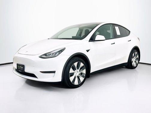 Pearl White Multi-Coat 2021 Tesla Model Y Long Range Dual Motor All-Wheel Drive