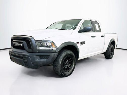 Bright White Clearcoat 2021 RAM 1500 Classic Warlock Quad Cab 4x4 6'4' Box
