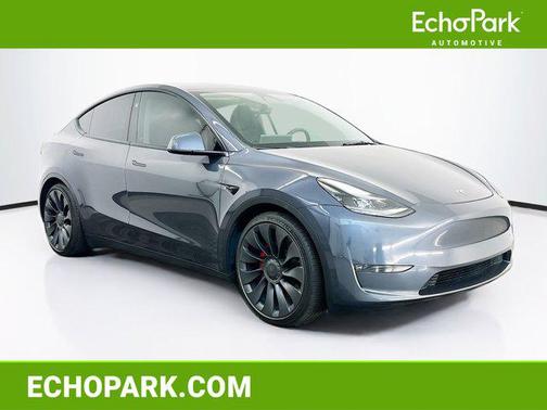 Solid Black 2023 Tesla Model Y Performance Dual Motor All-Wheel Drive