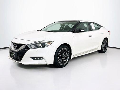 Pearl White 2017 Nissan Maxima 3.5 SL