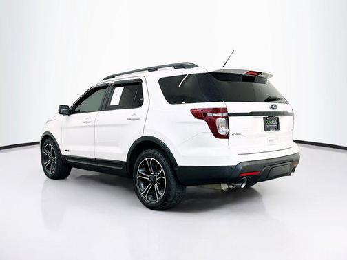 White Platinum Metallic Tri-Coat 2015 Ford Explorer Sport