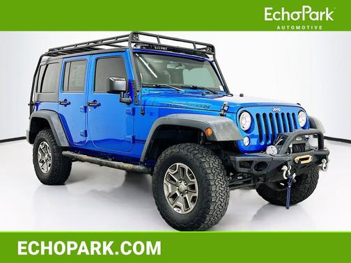 Hydro Blue Pearl Coat 2015 Jeep Wrangler Unlimited Rubicon