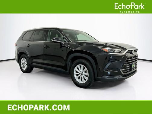 Midnight Black Metallic 2025 Toyota Grand Highlander XLE