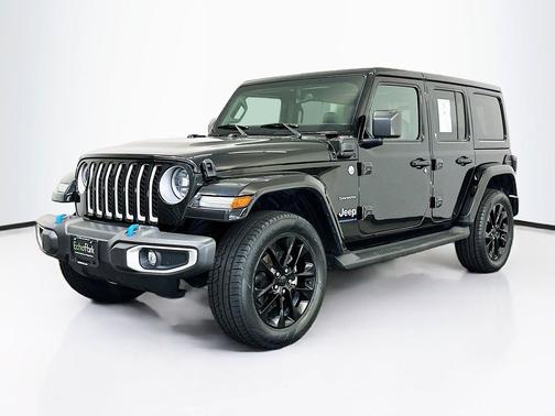 Black Clearcoat 2023 Jeep Wrangler 4xe Sahara