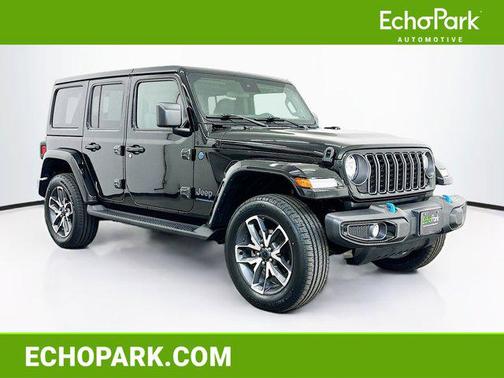 Black Clearcoat 2024 Jeep Wrangler 4xe Sport S