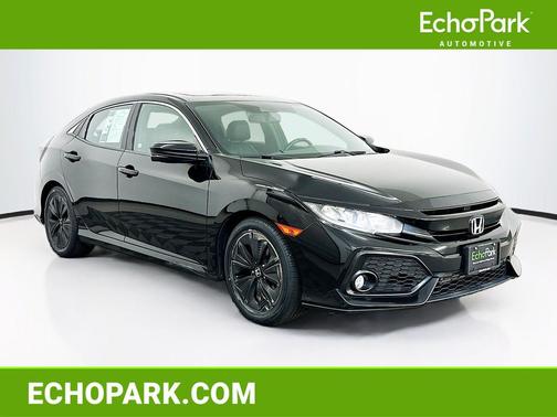 Black 2017 Honda Civic EX-L Navi