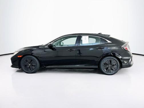 Black 2017 Honda Civic EX-L Navi