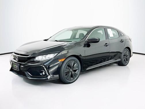 Black 2017 Honda Civic EX-L Navi