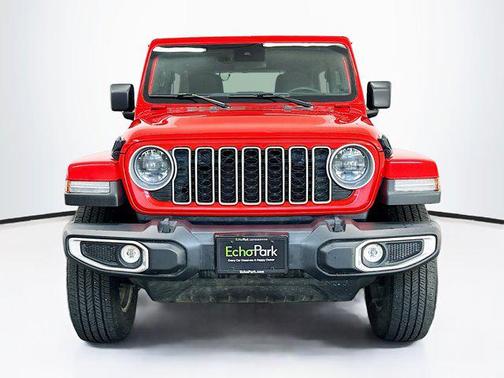 Firecracker Red Clearcoat 2025 Jeep Wrangler 4-Door Sahara 4x4