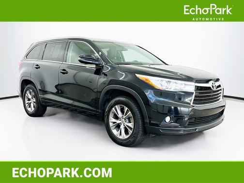 Attitude Black Metallic 2015 Toyota Highlander XLE