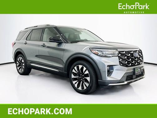 Carbonized Gray Metallic 2025 Ford Explorer Platinum