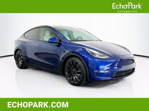 Deep Blue Metallic 2023 Tesla Model Y Performance Dual Motor All-Wheel Drive