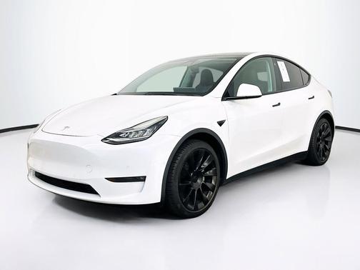 Pearl White Multi-Coat 2021 Tesla Model Y Long Range Dual Motor All-Wheel Drive