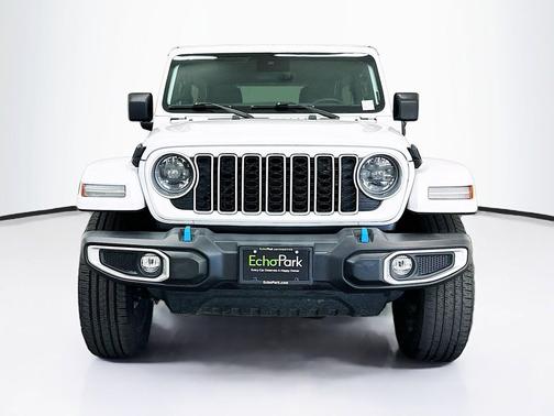 Bright White Clearcoat 2024 Jeep Wrangler 4xe Sahara