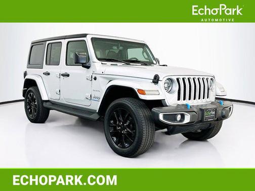 Silver Zynith Clearcoat 2023 Jeep Wrangler 4xe Sahara