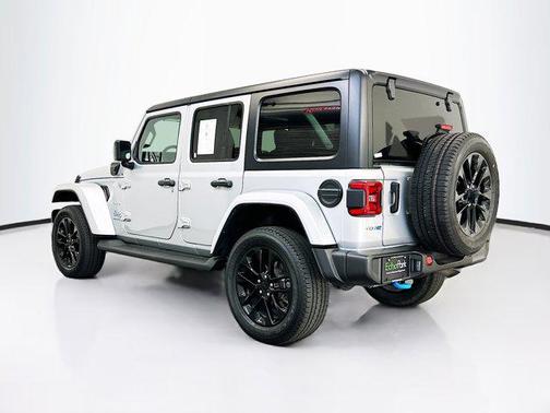 Silver Zynith Clearcoat 2023 Jeep Wrangler 4xe Sahara
