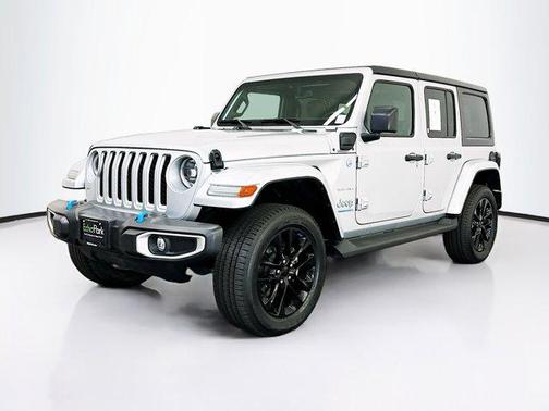 Silver Zynith Clearcoat 2023 Jeep Wrangler 4xe Sahara