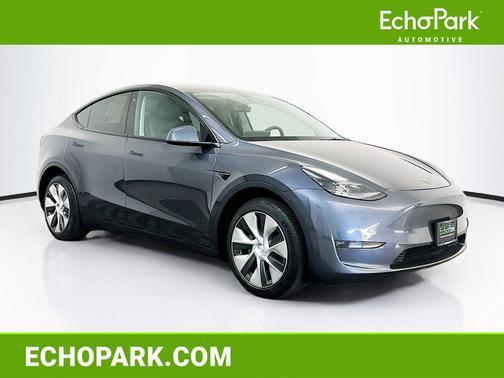 Gray 2022 Tesla Model Y Long Range Dual Motor All-Wheel Drive