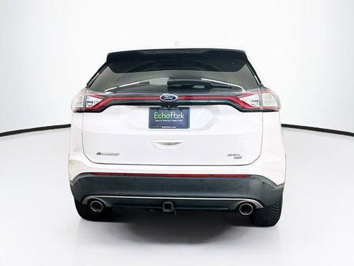 White Platinum Metallic Tri-Coat 2016 Ford Edge SEL