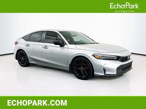 Platinum White Pearl 2025 Honda Civic Sport