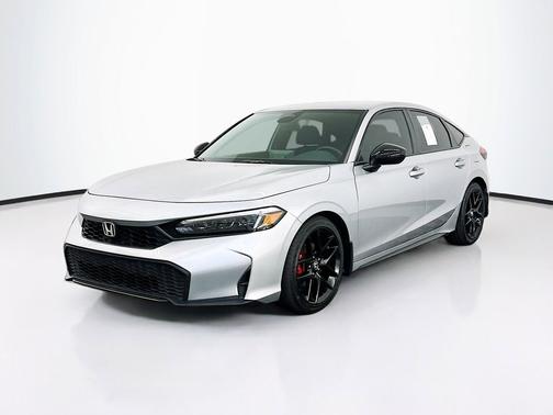 Platinum White Pearl 2025 Honda Civic Sport