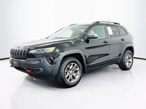 Diamond Black Crystal Pearlcoat 2021 Jeep Cherokee Trailhawk