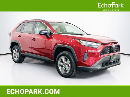 Ruby Flare Pearl 2025 Toyota RAV4 Hybrid LE
