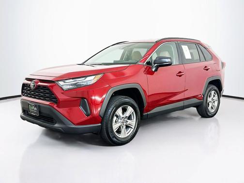 Ruby Flare Pearl 2025 Toyota RAV4 Hybrid LE
