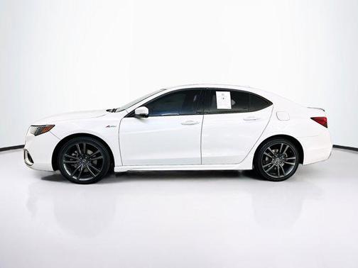 Platinum White Pearl 2019 Acura TLX Technology