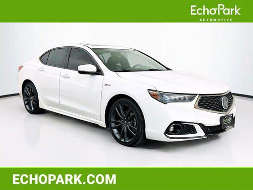 Platinum White Pearl 2019 Acura TLX Technology