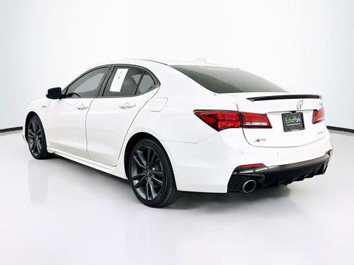 Platinum White Pearl 2019 Acura TLX Technology