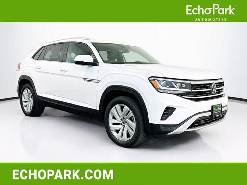 Pure White 2023 Volkswagen Atlas Cross Sport 3.6L V6 SE w/Technology