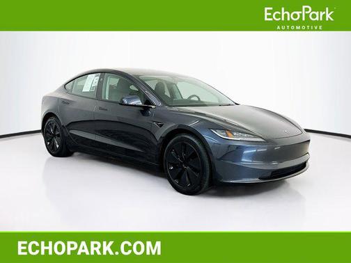 Solid Black 2024 Tesla Model 3 Long Range