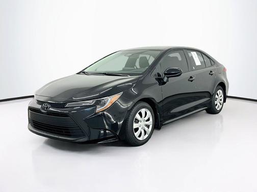 Midnight Black Metallic 2025 Toyota Corolla LE