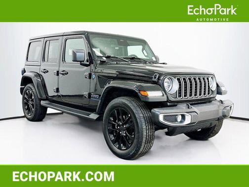 Black Clearcoat 2025 Jeep Wrangler 4xe Sahara