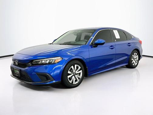 Aegean Blue Metallic 2024 Honda Civic LX