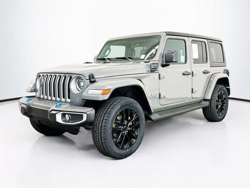 Sting-Gray Clearcoat 2023 Jeep Wrangler 4xe Sahara