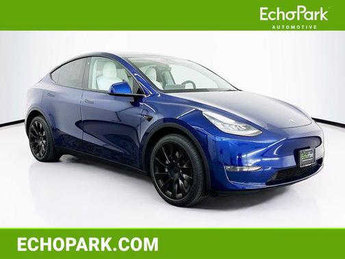 Deep Blue Metallic 2021 Tesla Model Y Long Range Dual Motor All-Wheel Drive