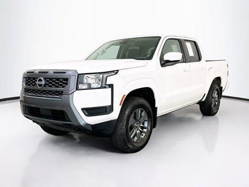 Glacier White 2025 Nissan Frontier SV